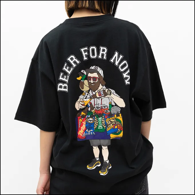 BEER FOR NOW Tシャツ 白 前面