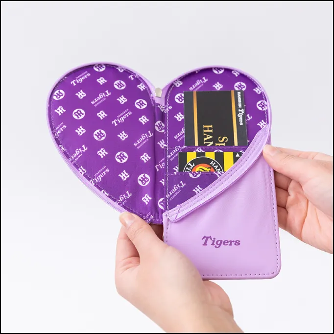 ハート型マルチポーチ