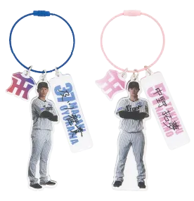 ワイヤーリング アクリルキーホルダー