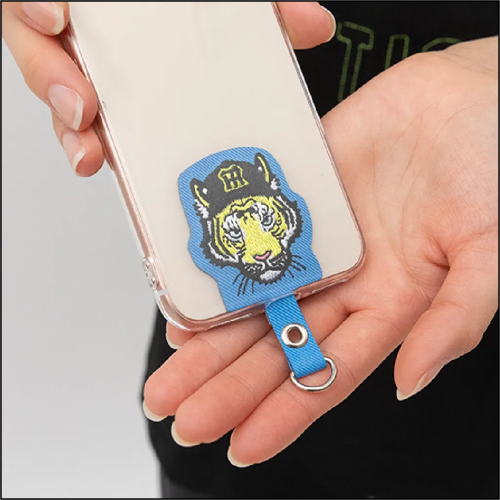 トラ刺繍フォンタブ