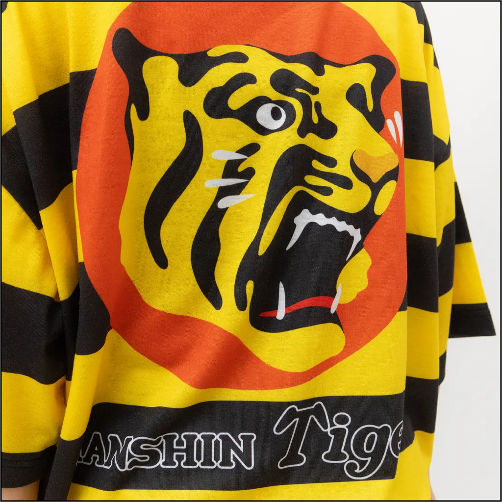 虎ボーダーTシャツ バックプリント