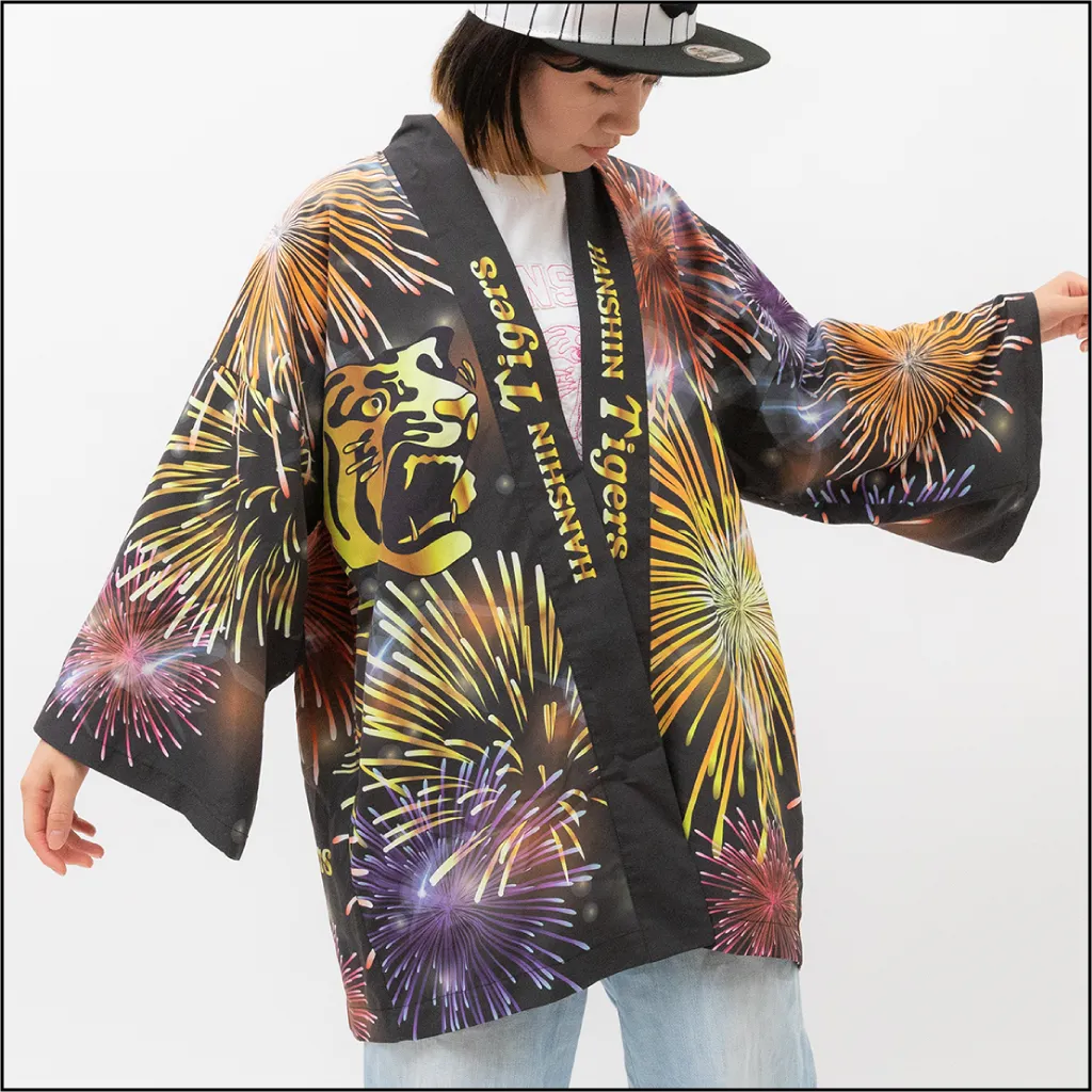 花火柄はっぴ 前面