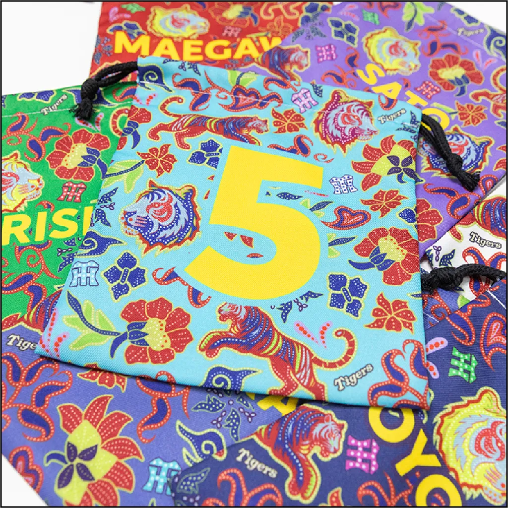 シークレット バティック風 巾着 (全12種)