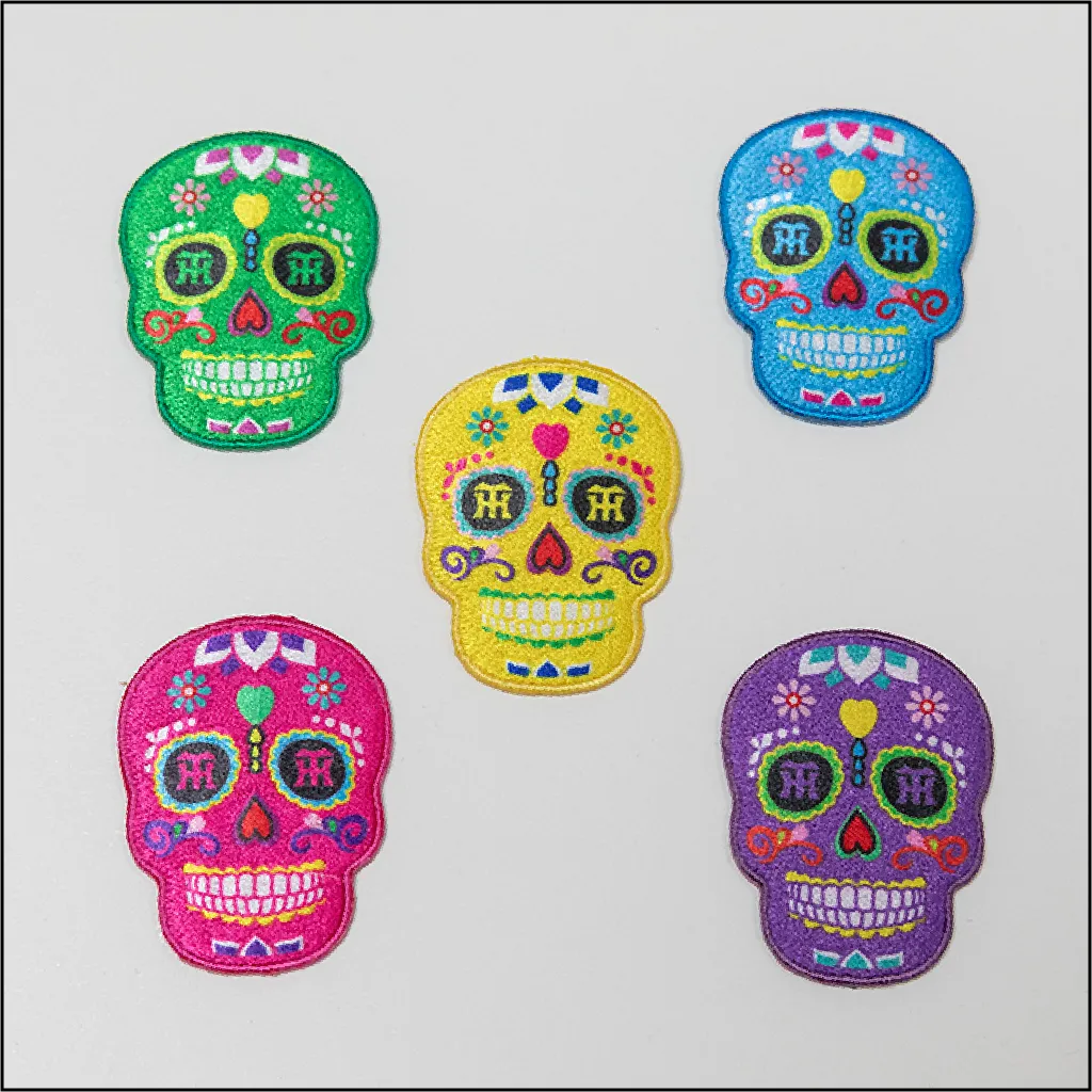 スカル ワッペンステッカー