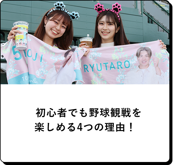 初心者でも野球観戦を楽しめる4つの理由